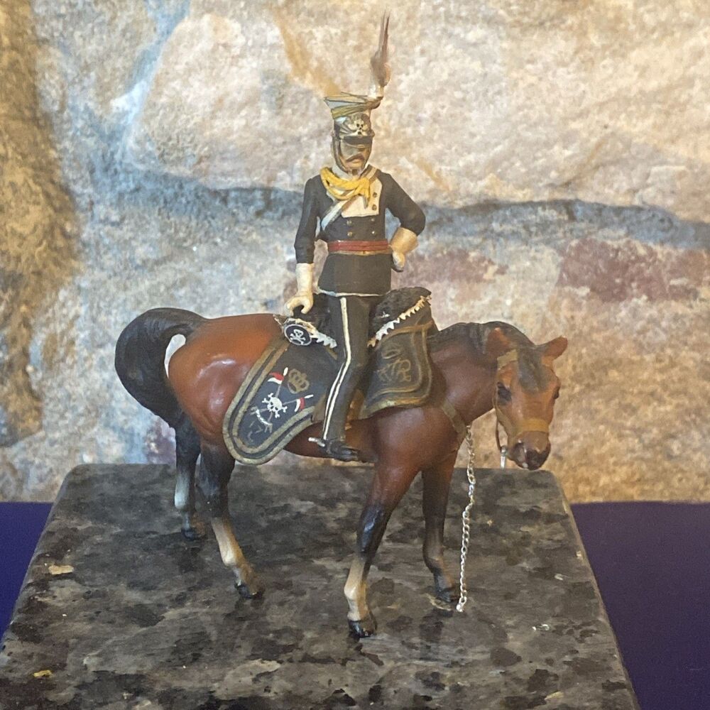 VTG British Army's 17th Lancers Mounted Calvary Officer - Breyer Molding Co 1975